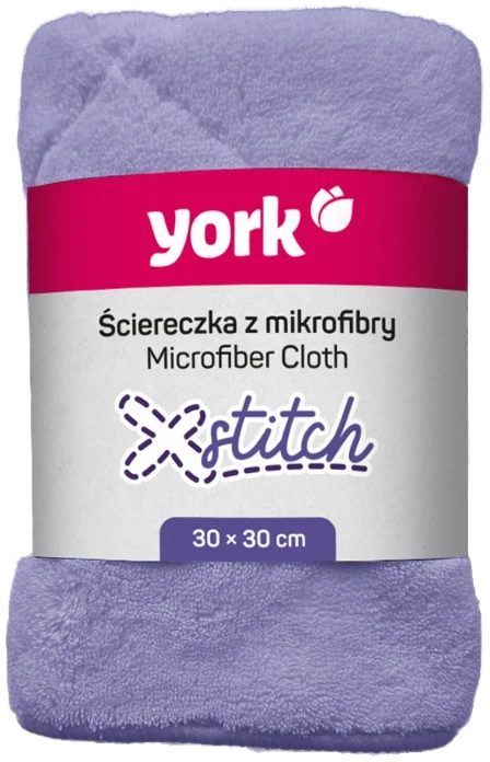 York X-STITCH - Šluostė su mikrofibry, gruba i chłonna - 30 x 30 cm (4026590/169505)