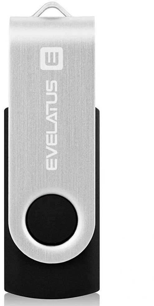 Pendrive Evelatus USB Flash to Type C EFD02 16GB Juodas (EUSBTPC16GBB)