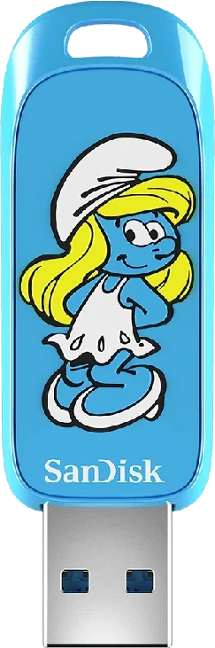USB laikmena Sandisk Smurfette Edition, 256 GB (SDCZIS-256G-G46)
