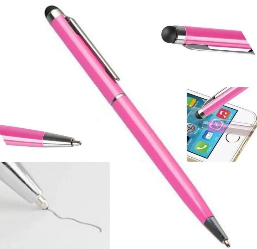 iLike PN1 Universāls 2in1 kapacitīvo ekrānu Stylus ar pildspalvu (Mobilajiem telefoniem un Planšetdatoriem) Rozā