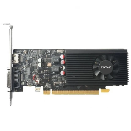 Vaizdo plokštė Žemo profilio ZOTAC GeForce GT 1030, 2 GB GDDR5, ATX/LP, DVI-D, HDMI 2.0b