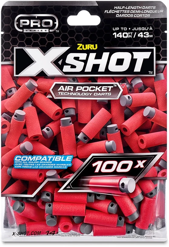 Zuru XShot Strzałki Pro 100 vnt seria 1 foliopak
