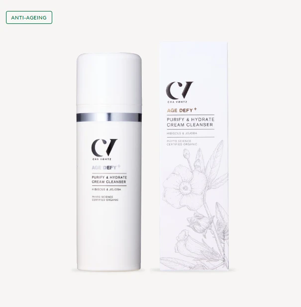Grandininis pjūklas CREAM Ekologiškas atjauninantis veido prausiklis Age Defy+ Purify & Hydrate Kreminis Valiklis, 150 ml | Žalias PEOPLE