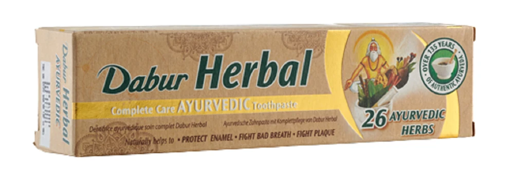 Dantų pasta su 26 žolelėm Ayurvedic, Dabur, 100ml