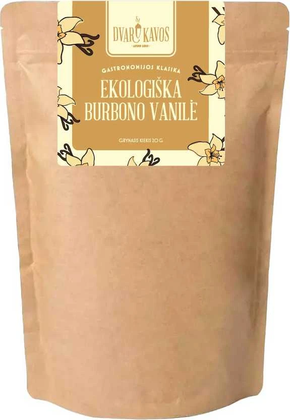 Ekologiška Burbono vanilė 20 g , DVARO KAVOS