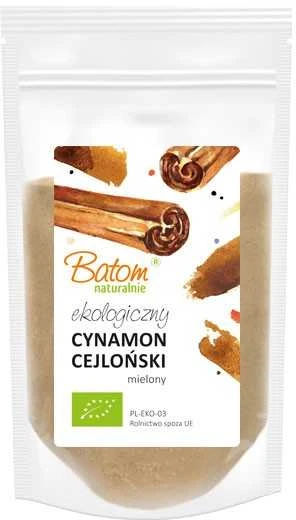 Grandininis pjūklas Ekologiškas maltas Ceilono cinamonas Batom, 125 g