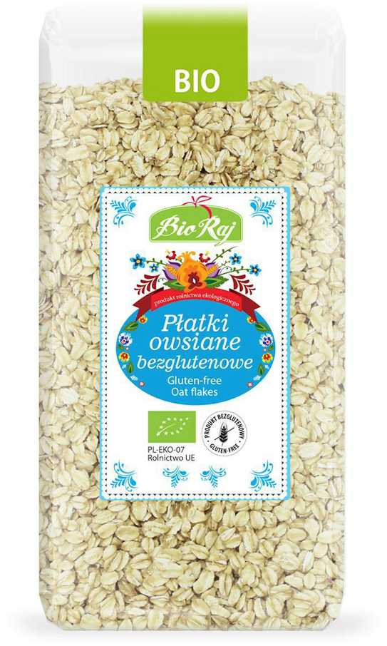 Grandininis pjūklas Ekologiški avižiniai dribsniai (be glitimo) BIO RAJ, 350 g