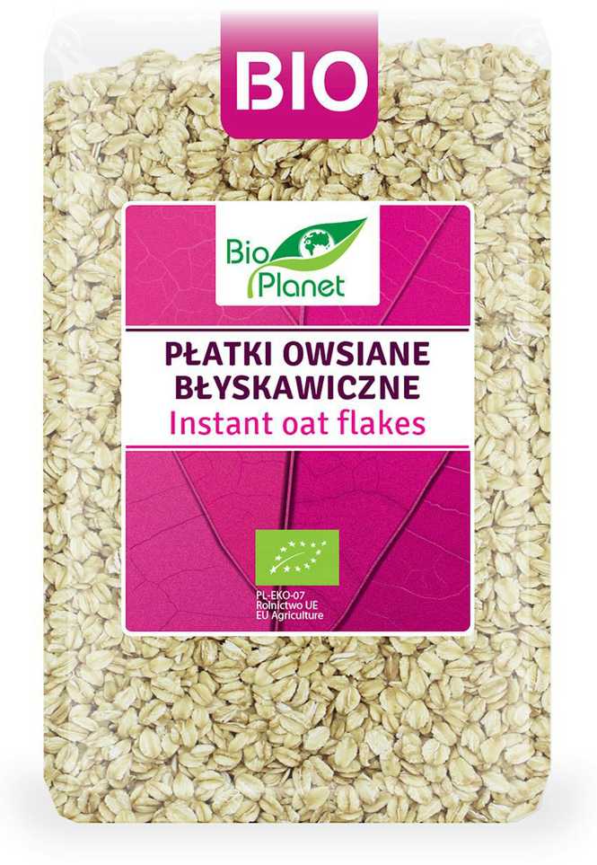 Ekologiški avižiniai dribsniai BIO PLANET, 1kg