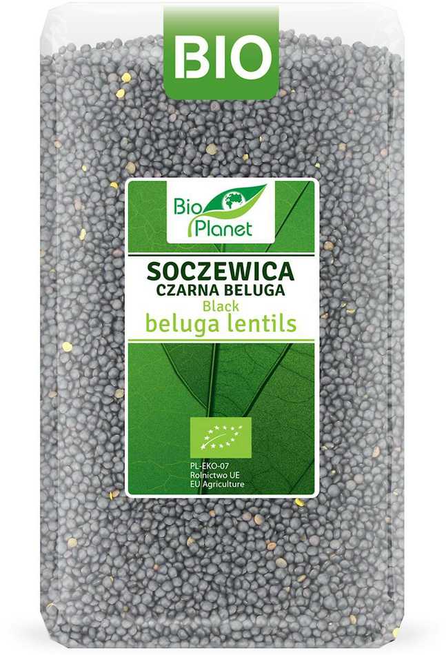 Grandininis pjūklas Ekologiški juodieji lęšiai "Beluga" BIO PLANET, 1kg