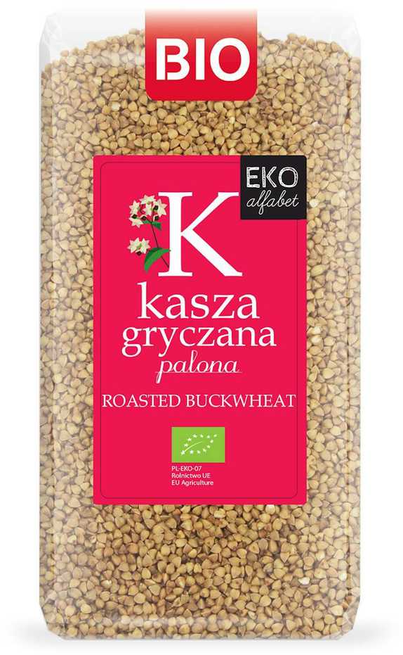 Grandininis pjūklas Ekologiški kepinti grikiai EKO alfabet, 500g.