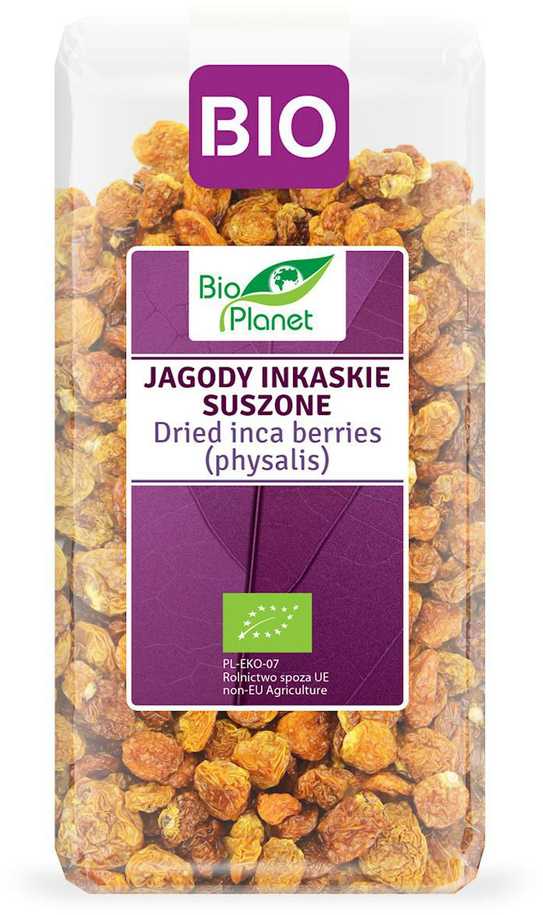 Grandininis pjūklas Ekologiškos džiovintos dumplainio (inkų) uogos, BIO PLANET 400g.