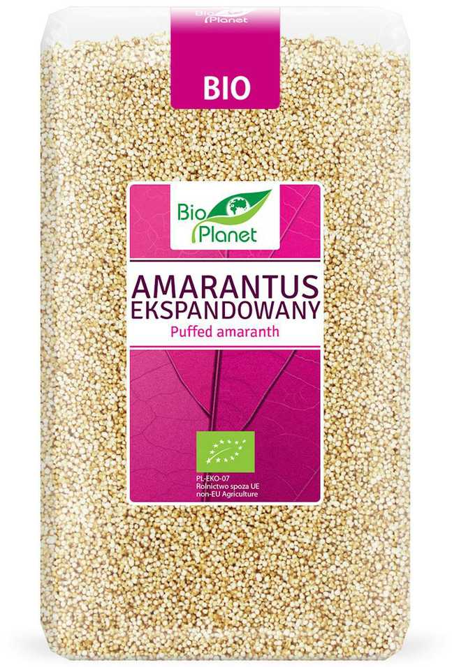 Grandininis pjūklas Ekologiškos pūstos burnočio (amaranto) sėklos BIO PLANET, 150 g