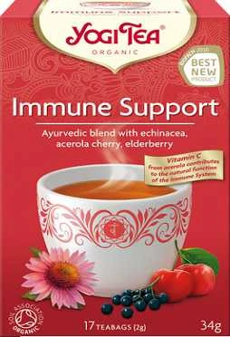 Prieskoninė arbata Immune Support, Yogi Tea, 17 pakelių