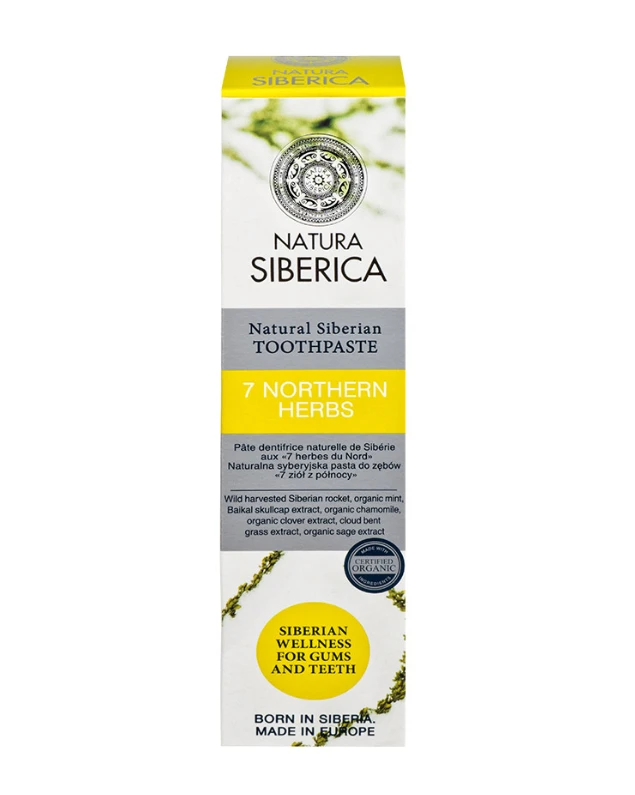 Natura Siberica dantų pasta su 7 šiaurės žolelėm 100g