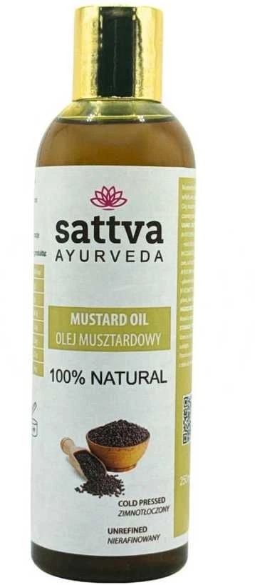 Garstyčių sėklų aliejus, pirmojo šalto spaudimo, Sattva Ayurveda, 250ml