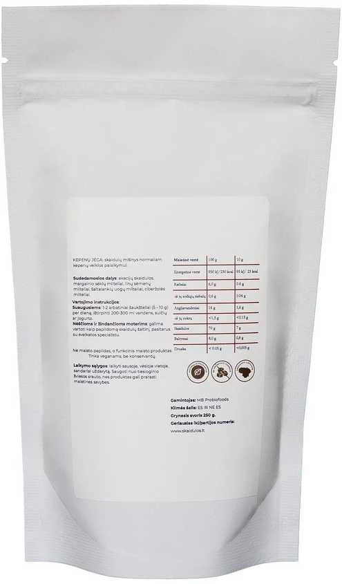 Natūralus maistinių skaidulų mišinys kepenų veiklai KEPENŲ JĖGA, 250 g., SVEIKVITA