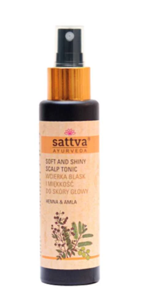Plaukų ir galvos odos tonikas Henna - Amla, Sattva Ayurveda, 100ml