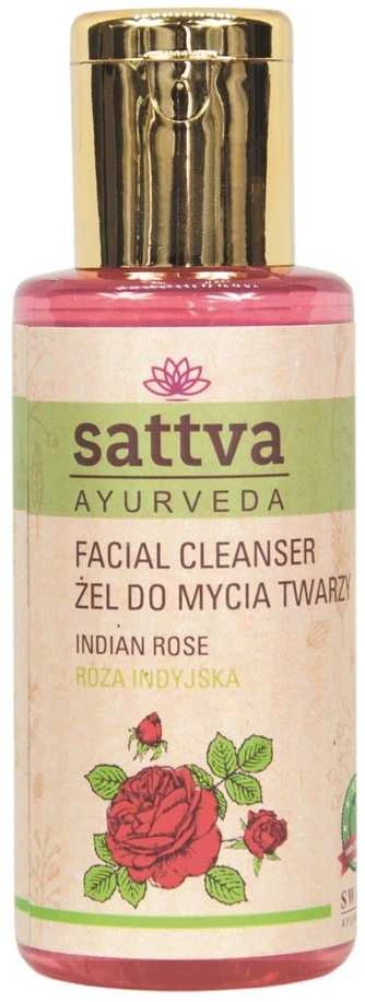 Natūralus veido prausiklis „Indian Rose“ 100 ml – SATTVA