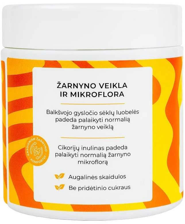 Tirpios skaidulos su probiotikais SLIM + mangų ir ananasų skonio, 300g, SVEIKVITA
