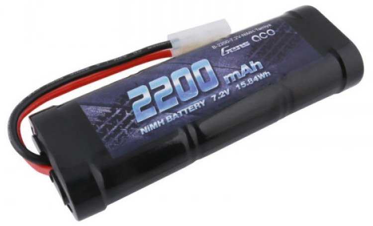 Batterie Gens Ace 2200 mAh 7,2 V NIMH avec prise Tamiya – Genspow GmbH