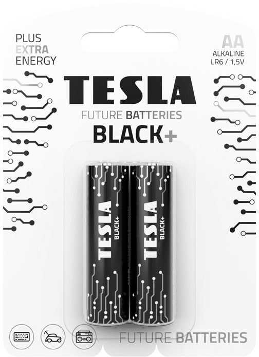 TESLA alkaline battery R6 (AA) Juodas+ [2x120] 2 pcs, žema kaina | Varle.lt