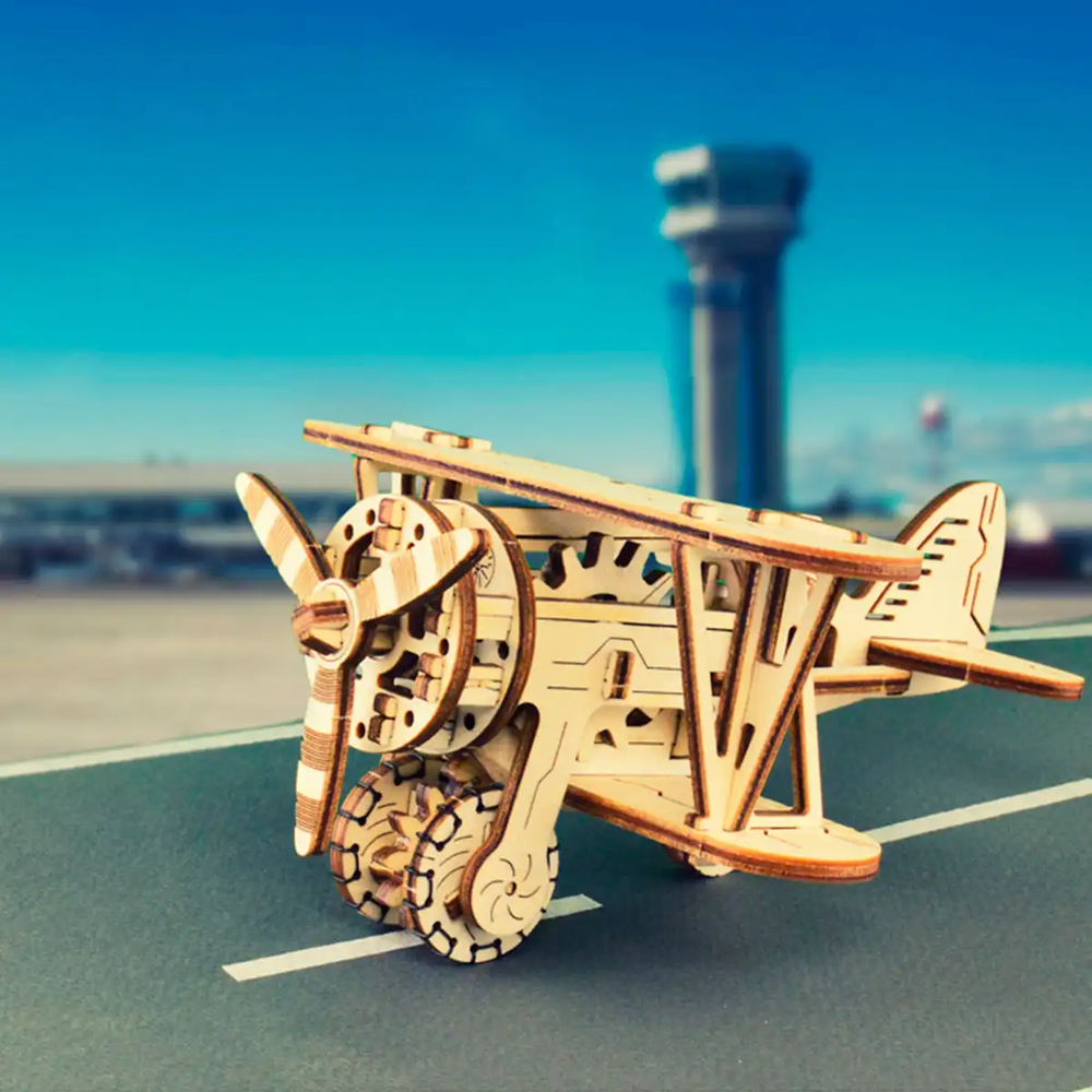 Dėlionė Wooden city Mediniai 3D galvosūkiai - dvipusis dvipusis plokštuma