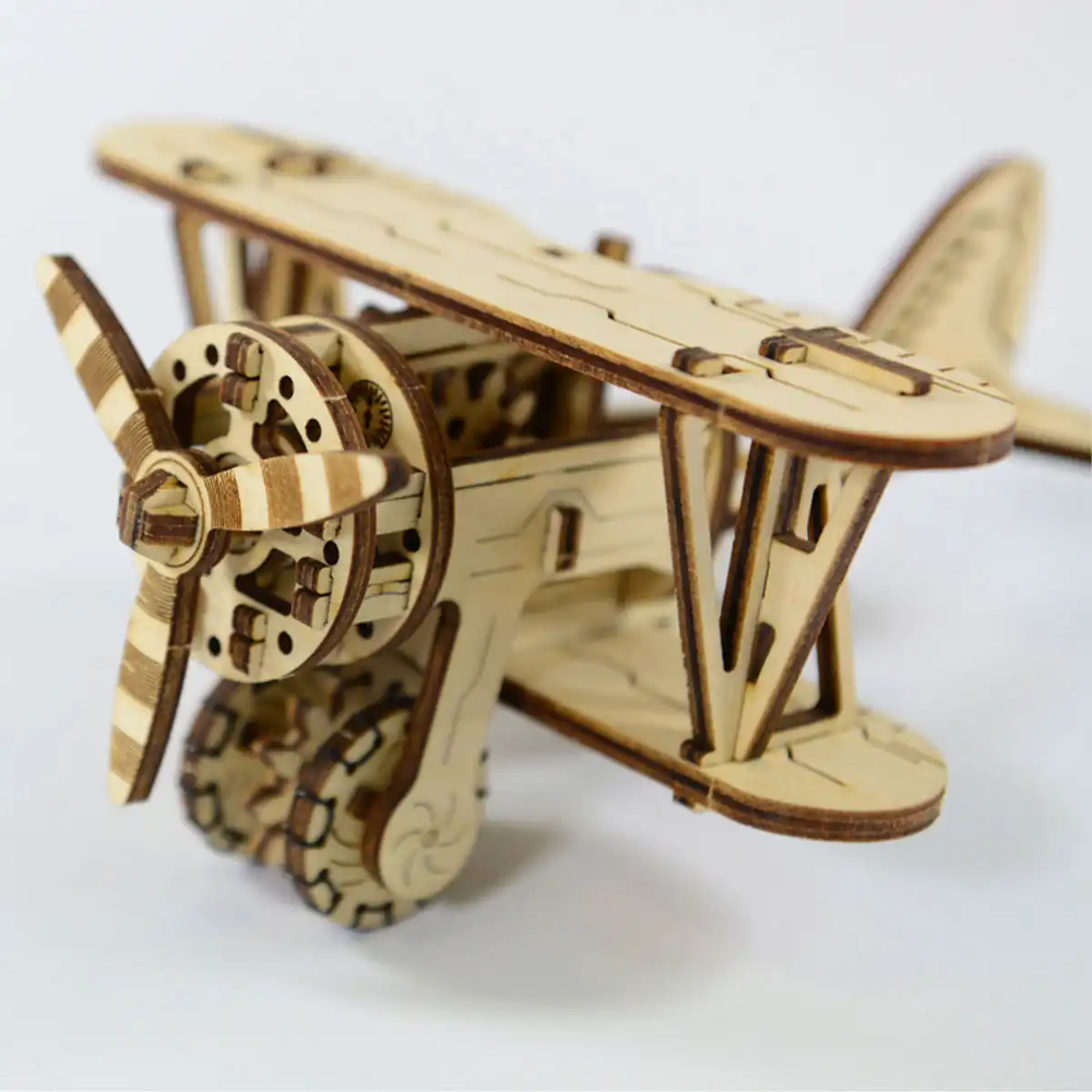 Dėlionė Wooden city Mediniai 3D galvosūkiai - dvipusis dvipusis plokštuma