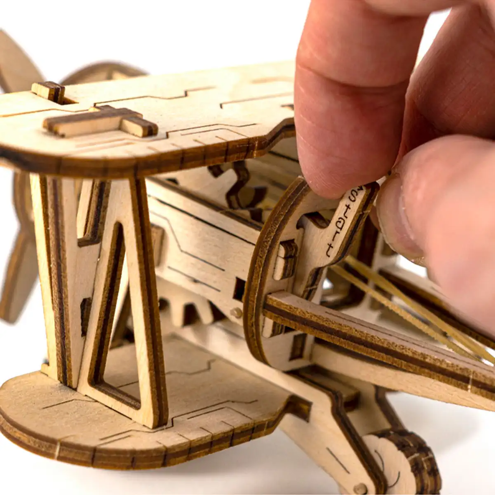 Dėlionė Wooden city Mediniai 3D galvosūkiai - dvipusis dvipusis plokštuma