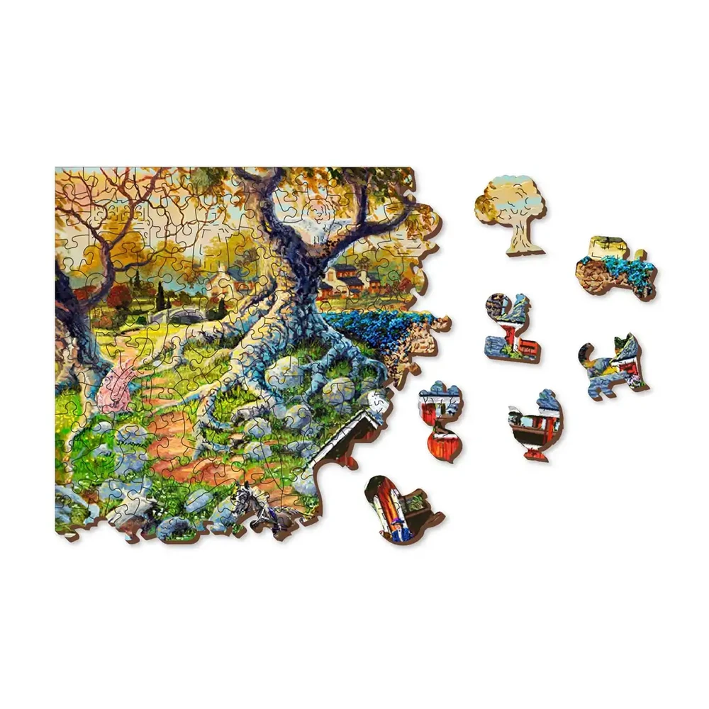 woodencity WOODEN CITY 3D Dėlionė - Kaimo Tiltai, 505 elementai