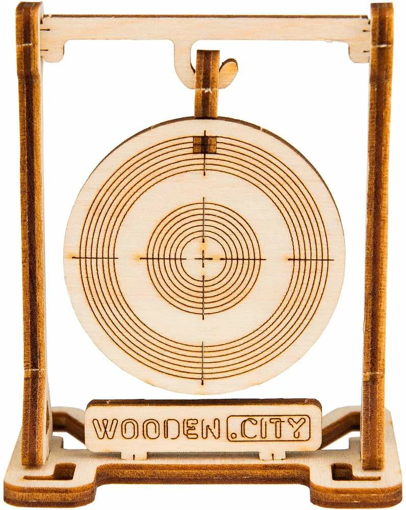 woodencity WOODEN CITY 3D Mediniai Dėlionės BRT-9 Pistoletas