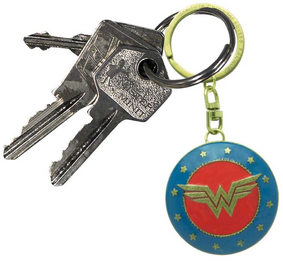Abysse Corp DC COMICS 3D raktų pakabukas – „Wonder Woman“ skydas