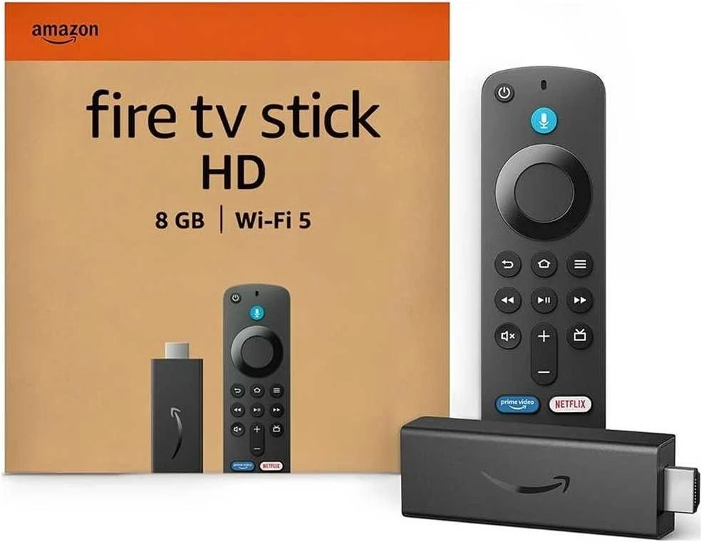 Vaizdo grotuvas Transliacijos įrenginys - Amazon Fire TV Stick FHD 2024 su Alexa balsu nuotoliniu valdymu