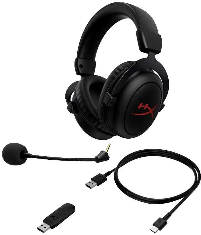 HyperX Cloud II Core belaidės žaidimų ausinės su mikrofonu PC