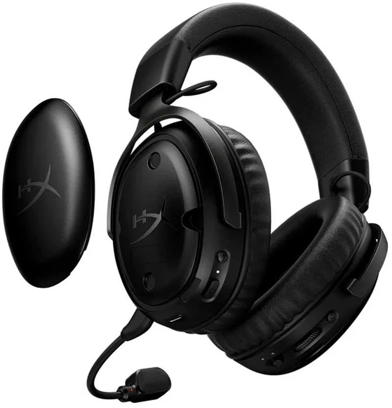 HyperX Cloud III S Belaidės Juodas (Juodos) Belaidės Žaidimų Ausinės
