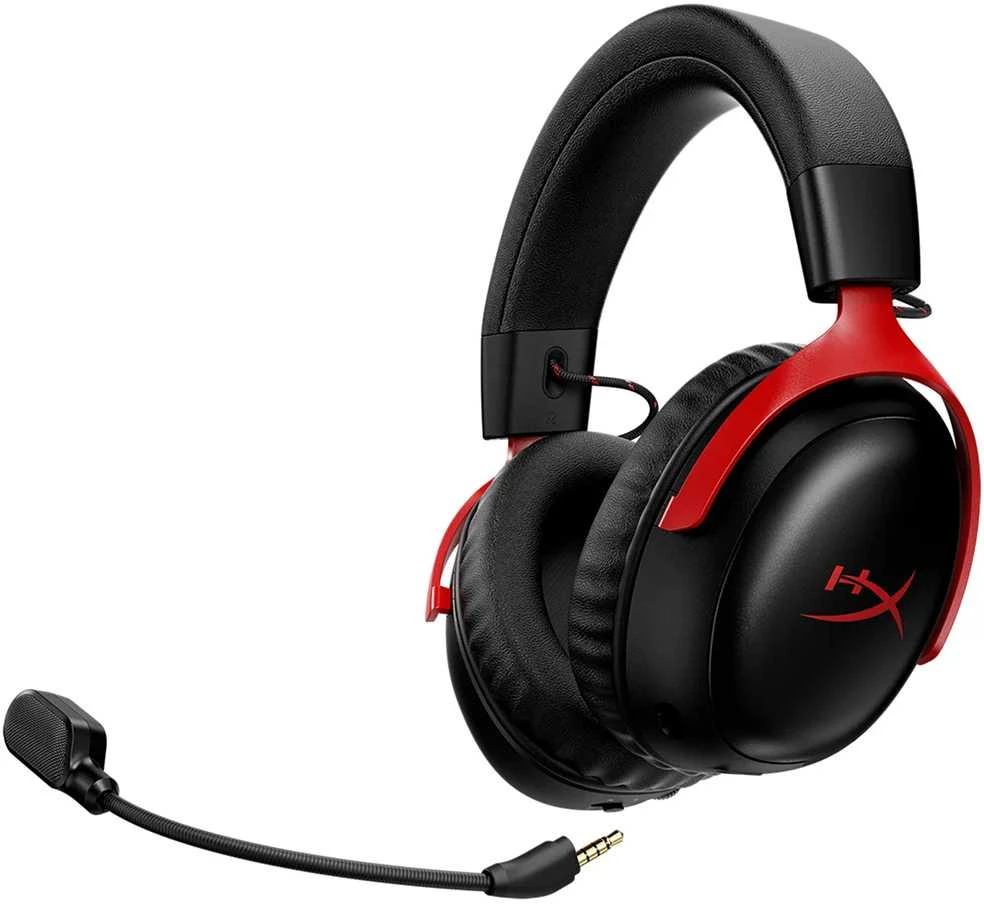 Hewlett Packard (HP) HP HyperX Cloud III S Belaidės Ausinės Juodas-Raudona