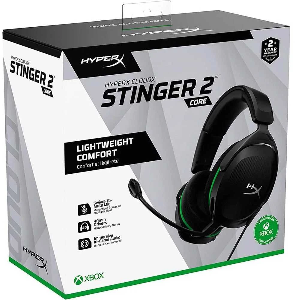 HyperX CloudX Stinger 2 Core žaidimų ausinės skirto Xbox