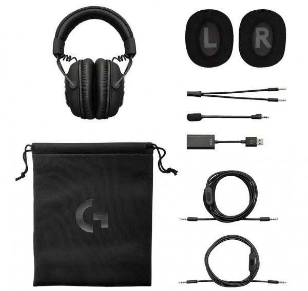 Logitech G Pro X ausinės su pilnu priedų komplektu