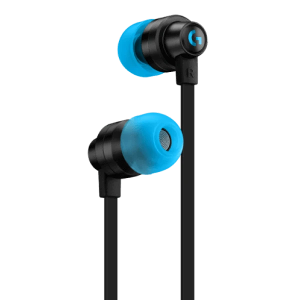 Į ausis įkišamos ausinės žaidimams Logitech G333, Mėlyna
