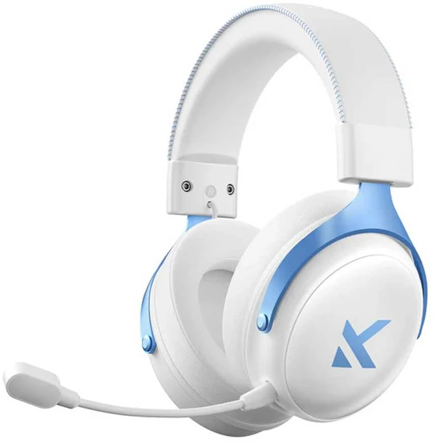 MCHOSE V9 Pro Sky baltos ausinės su mikrofonu
