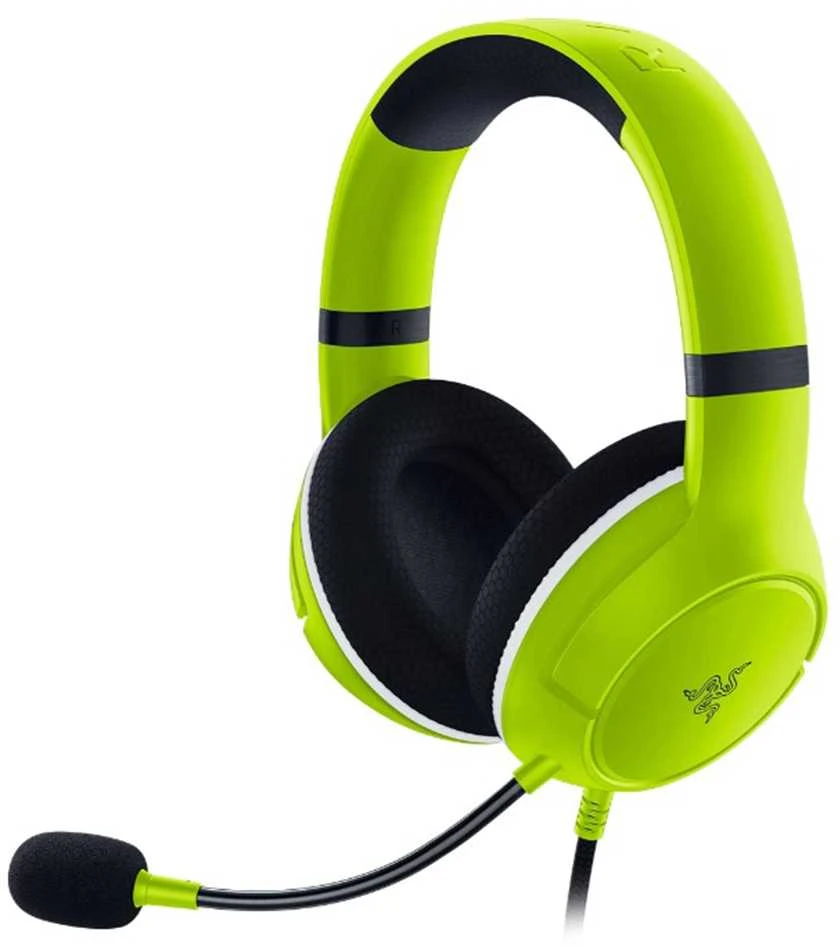 Razer Ausinės Žaidimams / skirta  Xbox, su mikrofonu, Lime, su laidu