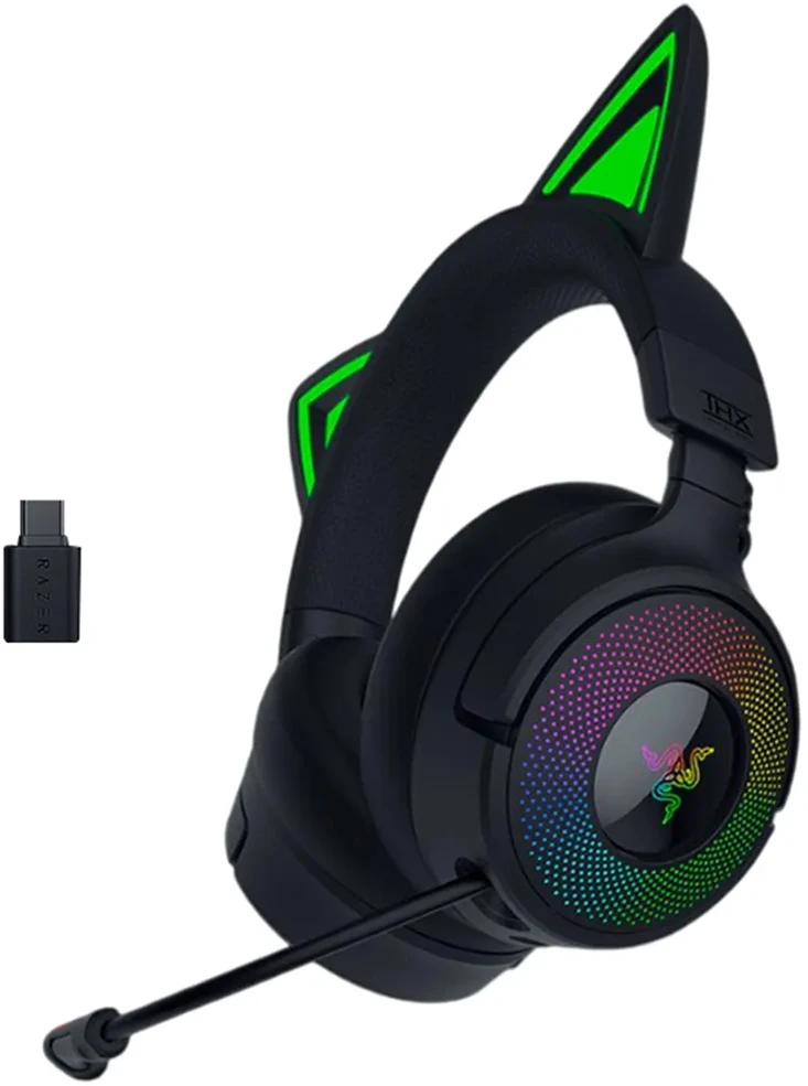 Razer | Ausinės | Kraken Kitty V3 Pro | Bluetooth | Over-Ear | Juodas