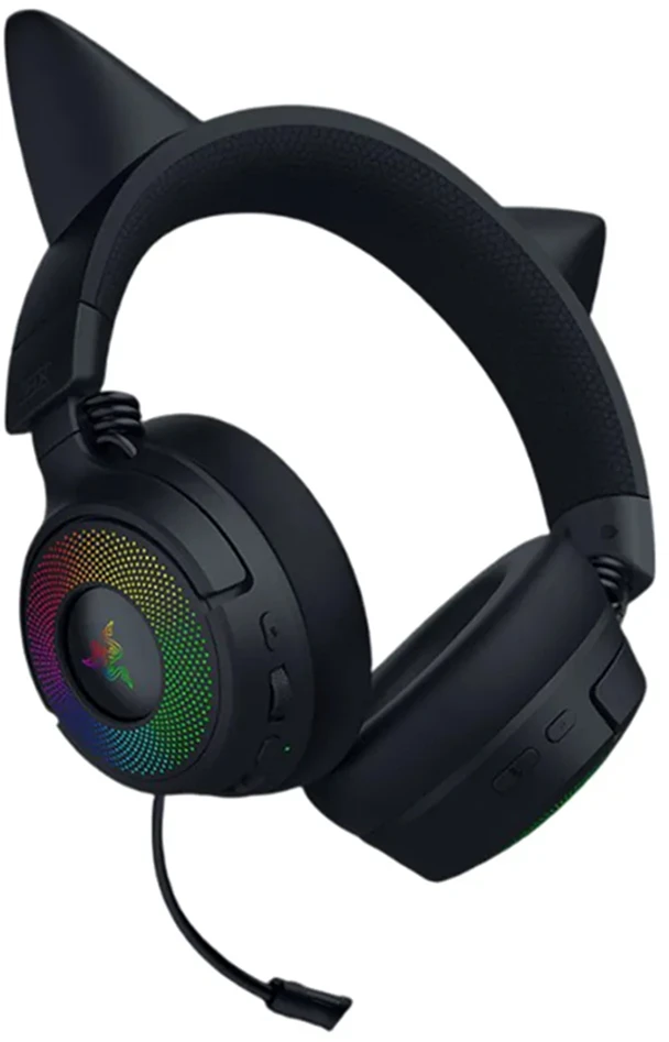 Razer | Ausinės | Kraken Kitty V3 Pro | Bluetooth | Over-Ear | Juodas