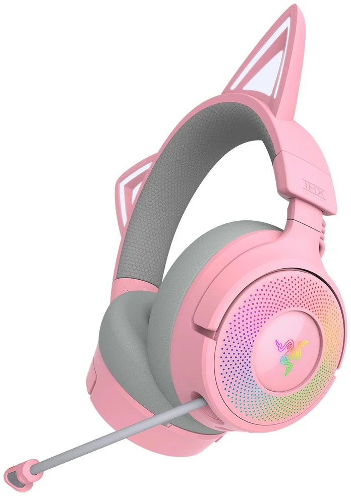 Razer | Ausinės | Kraken Kitty V3 Pro | Bluetooth | Over-Ear | Quartz