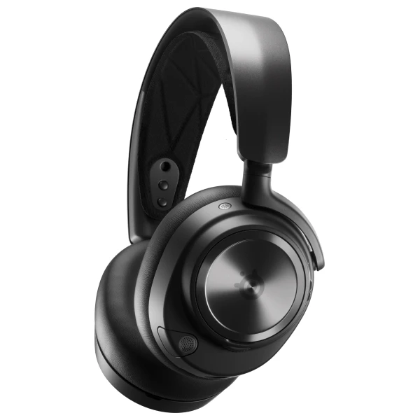 Belaidės ausinės žaidimams SteelSeries Arctis Nova Pro, Skirta PC ir PlayStation, Juodos spalvos