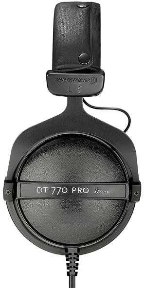 Studijinės ausinės Beyerdynamic DT 770 PRO, 32 omų, Juodos