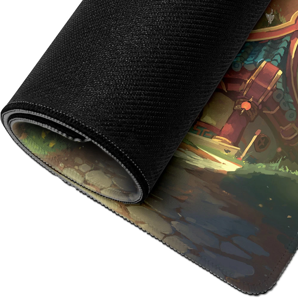 Blizzard World of WarCraft - Pandaren With Lanters - Pelės kilimėlis