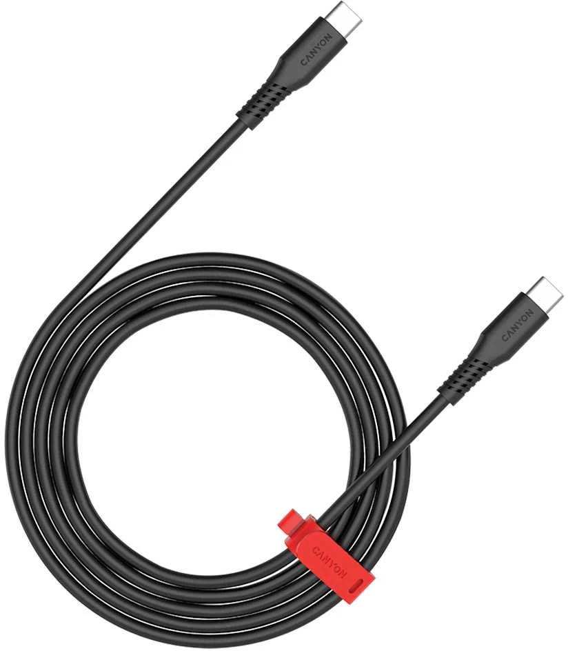 CANYON kabelis CC60SC C-C 60W 2m Juodas