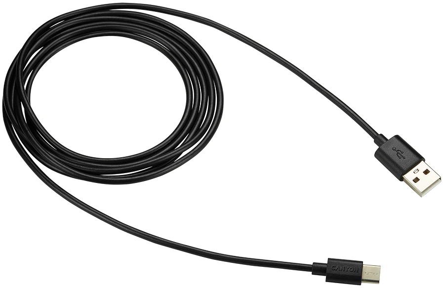CANYON cable UC-2 USB-C 5W 2m Juodas