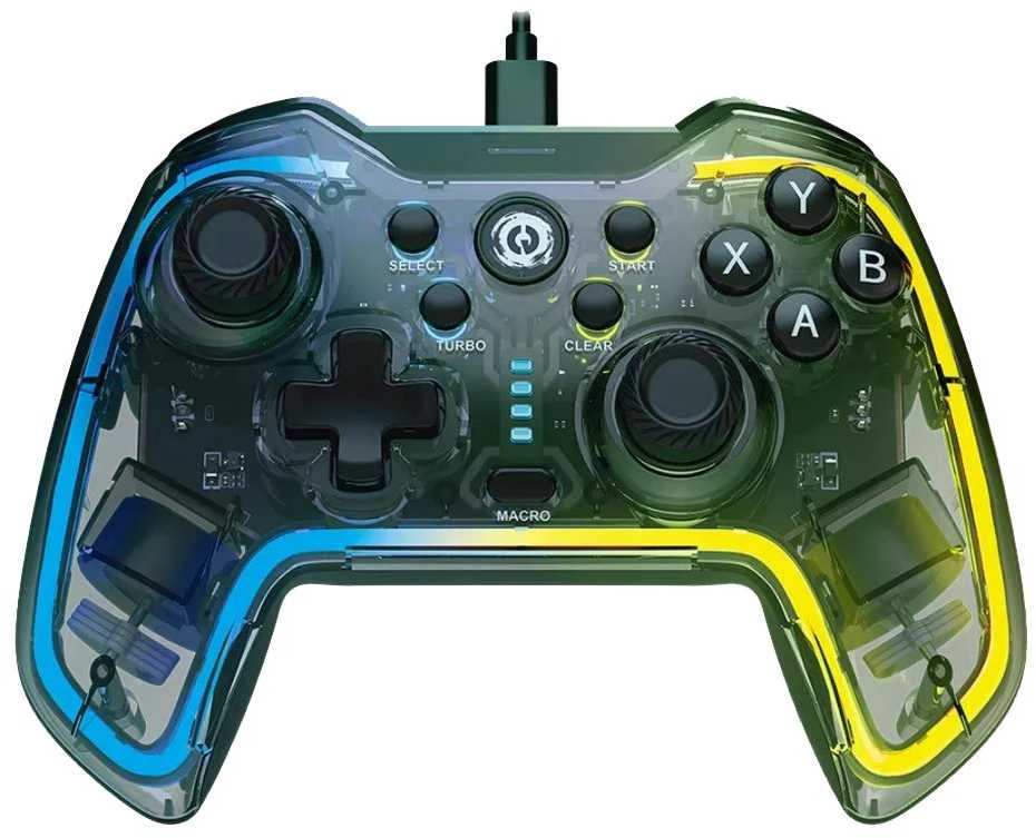 CANYON žaidimų pultelis Brighter GP-02 Wired Crystal