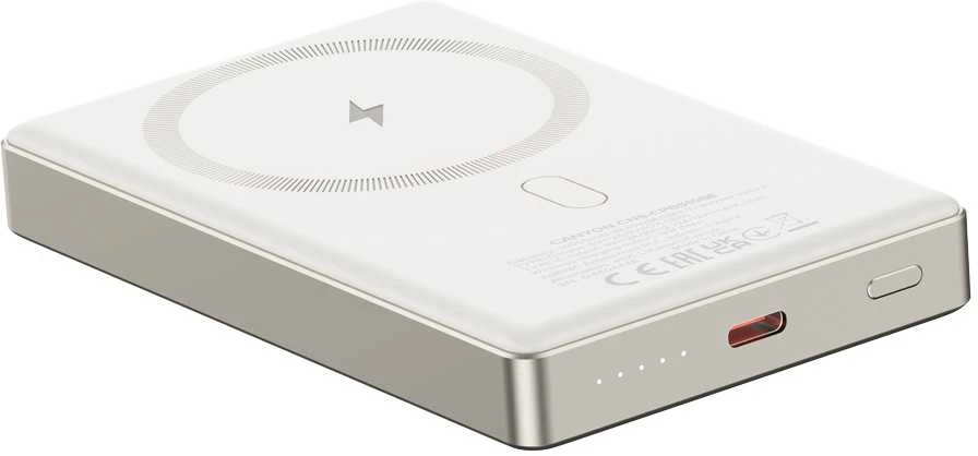 Canyon OnPower 510 slim MagSafe 10000 mAh PD 20W smėlio spalva